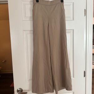 Max Studio Tan Wide-Leg Jumpsuit
